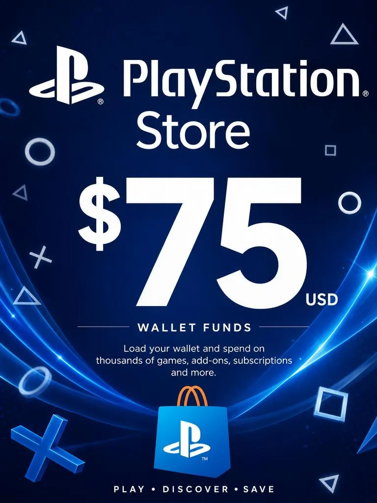 PlayStation Store Gift Card $75