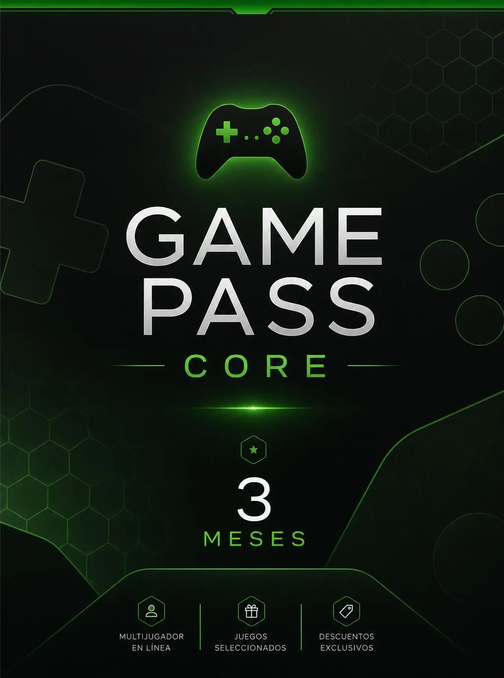 Xbox Game Pass Core 3 meses