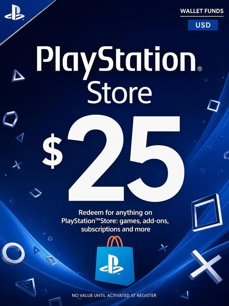 PlayStation Store Gift Card $25